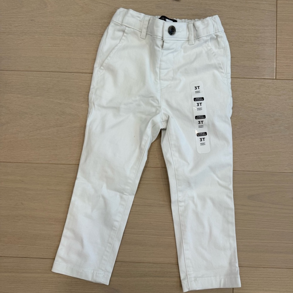 The Children's Place Cream Twill Pants for Kids
